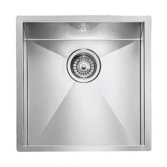 CM FILOQUADRA Undermount Single Bowl Sink Satin F3 Finish Depth 190 mm