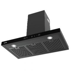 CM Florence Black Wall Mounted Hood 90 cm