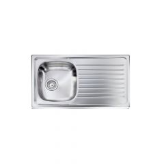 CM SIROS Single Bowl Sink Satin F3 Finish 86 x 50 x 16 cm