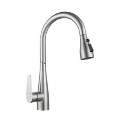 CM Pull-Out Mixer Tap Brushed Nickel