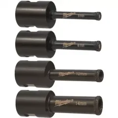Milwaukee M14 Diamond Drill Set 4 Pcs
