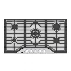 CM Verona Inox 90cm Stainless Steel Gas Hob