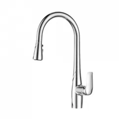 CM GH-6063-ZN Mixer with Spring and Pull-Out Nozzle
