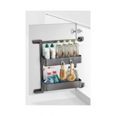 Encanto Side Basket In-Cabinet Rack Grey