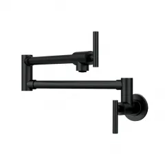 CM RCO701-B Wall Mounted Pot Mixer Matte Black Finish