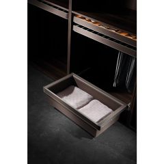 Nuomi Leather Basket For Wardrobe