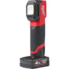 Milwaukee M12 CML-401 Cordless Lamp with Adjustable Colour Temperature (1x 4.0Ah battery + charger)