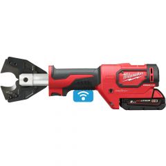 Milwaukee M18 ONEHCC-201C CU/AL-SET FORCE LOGIC Hydraulic Cord Cutter 35mm with CU/AL Jaws in Transport Case (1x 2.0Ah battery)