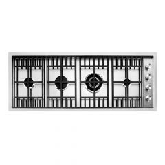 Barazza Lab Stainless Steel Hob Flush/Built-In 120 cm + Double Crown
