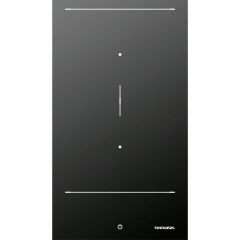 Barazza City Induction Hob Flush/Built-In 2 Zones, Touch Control Black