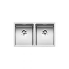 Barazza R.15 Stainless Steel Double Bowl Undermounted 75x44