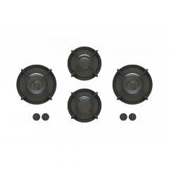 Pitt Cooking 4-Pitts Gas Hob Professional Brass