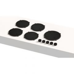 Pitt Cooking 5-Pitts Induction Hob Black Finish