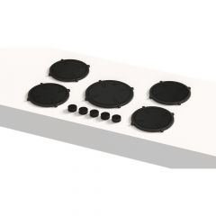 Pitt Cooking 5-Pitts Induction Hob Black Finish