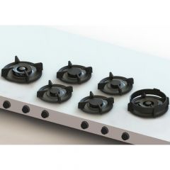 PITT Cooking Foessa 6-Pitt Gas Hob Professional Brass