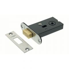 Legge - Bathroom Deadbolt - 8mm Thumbturn Follower 76mm Case - Stainless Steel Finish
