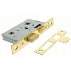 Legge - Mortice Bathroom Lock with 64 mm Case - Nickel Plated Finish