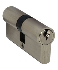 Ultimate 6 Pin Brass Cylinder (Key+Key) 70mm with 3 Keys 2.2mm Thick - Non Mastered Keyed