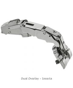 Blum CLIP Top BLUMOTION Wide Angle Hinge 155° Dual Application + Cruciform Mounting Plate
