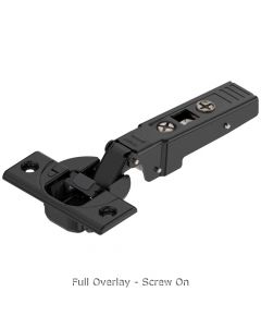 Blum - Clip Top Blumotion Profile Door Hinge 95° Onyx Black + Cam Mounting Plate Cruciform