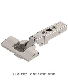 Blum - CLIP Top Profile Door Hinge 95° Nickel Plated + Mounting Plate Cruciform