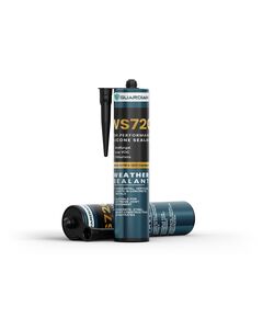 Guardian - WS720 Weather Proofing Silicone Sealant - Permanent & Flexible - Grey 300ml Tube