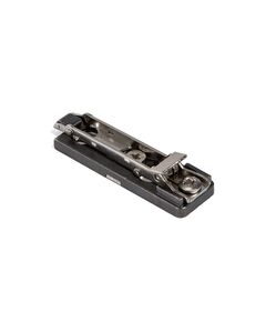 Salice - Clip Type Domi Snap-on Straight Mounting Plate - Finishing Color: Nickel, Titanium