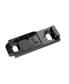 Hettich - Linear Mounting Plate With Oblong Hole Height Adjustment - In Obsidian Black