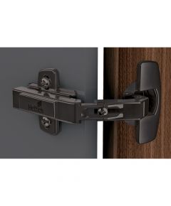 Hettich - Hinge For Corner Cabinet Folding Doors Without Self Closing - Opening Angle 50° / 65° + Cross Mounting Plate