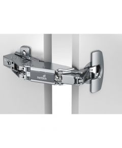 Hettich - Sensys Wide Angle Hinge 165° Zero Protrusion With Integrated Silent System + Cross Mounting Plate
