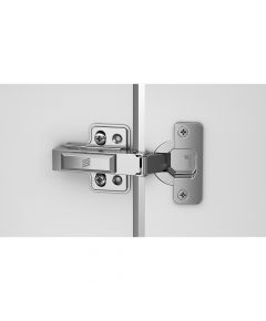 Hettich - Veosys 105° Stainless Steel Hinge - Integrated Silent System + Cross Mounting Plate