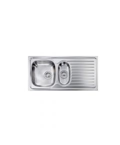 CM - SIROS One And One-Half Bowl Single Drain Sink Unbrushed F3 Finish - 100 X 50 cm