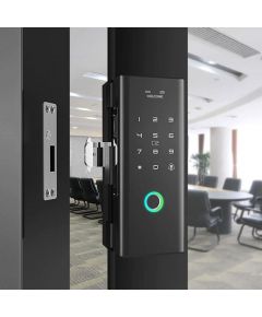 Oji - GL2 Smart Door Lock for Glass Doors with Biometric and Smartphone App