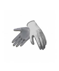 Uken - Safety Gloves Nitrile Grey Grip - 15G Nylon Shell