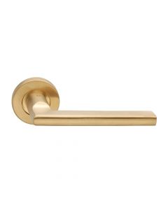EuroArt Lever on Rose Handle with Escutcheon
