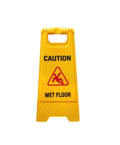 AAA SAFE - Signboard Wet Floor - Bright Yellow Plastic