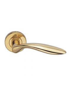 EuroArt Lever on Rose Handle with Escutcheon