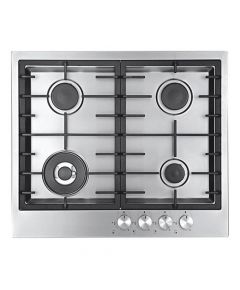 Baumatic - 60cm 4 Burner Built-in Gas Hob - Stainless Steel