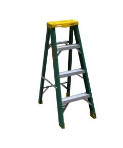 Penguin - Fibreglass Single Sided Ladder-Plastic Top