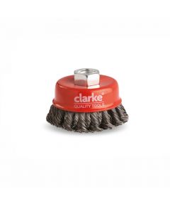 Clarke - Cup Wire Brush Twisted with 1.2mm Thickness & 0.5mm Wire Dia