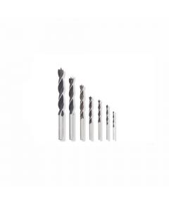 Clarke - Wood Drill Bit 3-12mm,  7pcs Set - Chrome Finish