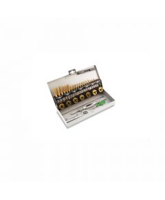 Clarke - HSS Tap & Die Set + Carry Case - Long Lasting  For Screw Thread