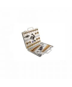 Clarke HSS Tap & Die Set + Carry Case - Long Lasting  For Screw Thread