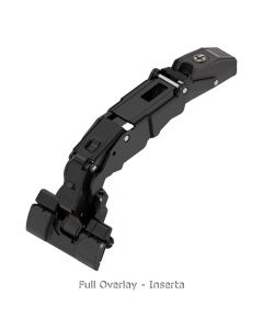 Blum - CLIP Top Blumotion Wide Angle Hinge 155° Overlay + Cruciform Mounting Plate
