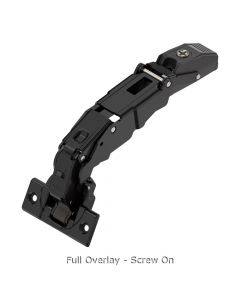Blum CLIP Top Blumotion Wide Angle Hinge 155° Overlay + Cruciform Mounting Plate