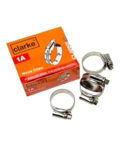 Clarke - Hose Clip Stainless Steel Zinc Plated & Corrosion Resistant