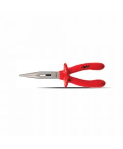 Clarke - Long Nose Plier Insulated 8 inch 1000V with Nickel Chromium Steel and Insulated Red Color Triple Layer Handle