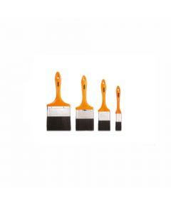 Clarke - Paint Brush Orange Color Compatible Plastic Handle Black Bristle