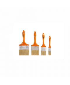 Clarke - Paint Brush Orange Color Compatible Plastic Handle White Bristle