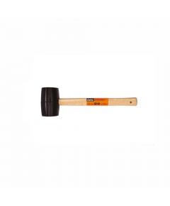 Clarke - Rubber Hammer 11 Inch Beech Wood Handle With Black Rubber Head